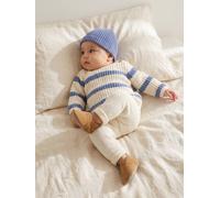3-piece knitwear set for newborn boys blue