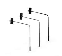 3 Piece LED Traffic Lights with Pedestrian Signals for H0 Scale Models, Operates Safely at 3V, Includes Resistors for Connection to 12 16V Transformer Systems