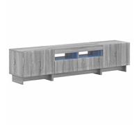 3 Piece LED TV Cabinet EDE Engineered Wood Entertainment Center TV Stand vidaXL