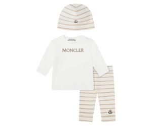 3 Piece Legging Gift Set - unisex - Moncler - Kids Sets - Beige - 6 M - Kids 6 M