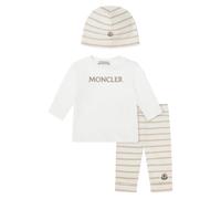 Moncler Enfant Baby 3 Piece Legging Gift Set in Beige - Brown - 9-12 Mths