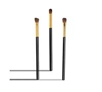 3-piece Makeup Brush Eye Shadow Brush Makeup Brush Lady Makeup Tool Horsehair Plastic Handle,