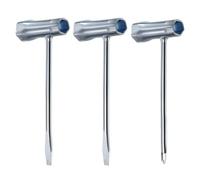 3 Piece Metal Wrench, Manual Tool, Multi-Function Wrench, Spark Plug Wrench, Portable Tool