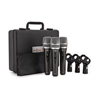 3 Piece Microphone Set by Gear4music