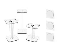 3 Piece Model Desk Display Stand - Flight Figure Stand, Ladder Display for Plush Dolls | Multilayer Creative Ornaments, Multi-Level Figure Presentation, Ideal for