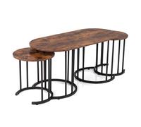 3-Piece Nesting Coffee Table 110Cm