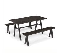 3 Piece Outdoor Picnic Table and Benches Set - Costway | TJ Hughes