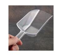3 Piece Pallet Ice Scraper Shape Plastic Scoop - Transparent