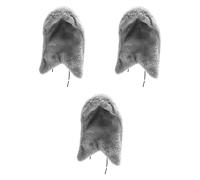 3-Piece Parrot Nest Blanket, Bird Cage Mat, Warm Soft Cushion, Suitable for The Comfort of Parrots And House Birds, Grey