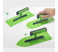 3-Piece Plastic Plastering Trowel Set for Wall Putty Application, Concrete & Cement Finishing - ABS Material, Lightweight & Flexible, 25 cm