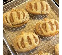 3-Piece & Pumpkin-Shaped Dough Presser Pie Molds for Mini Pocket Pies - ABS, 13 cm, Red - Ideal for Parties, Potlucks &