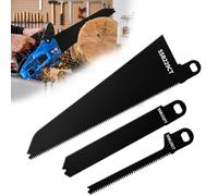 3-Piece Reciprocating Saw Blade Set SSB229CT SSB152FT SSB135CT Saw Blades Carbon Steel Black Blades Compatible with Black and Decker Scorpion Saws Blade for Cutting Wood Plastic Hardwood & Steel Pipe