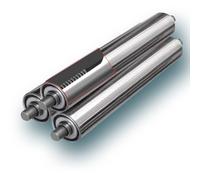 3-Piece Roller Set Zinc Coated Steel Conveyor Rollers 1" 1.5" 2" Diameter 700mm Length Non-Driven Sliding Rollers for Warehouses Heavy Duty Material Handling