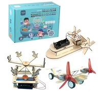 3-piece science experiment set, suitable for teenagers, wooden science experiment wooden engineering set, birthday gift