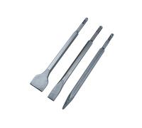 3-Piece SDS Masonry Chisel Set - Heavy-Duty for Chasing & Demolition