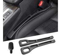 3-Piece Set Car Seat Gap Filler, Car Seat Gap Filler Organiser, Car Gap Seat Filler, PU Material, Prevents Items from Falling into Car Seat Gaps, Ideal for Car, SUV, Truck Owners