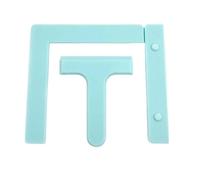 3-Piece Set Diamond Painting Alignment Tools Diamond Painting Alignment Ruler Fits Square Kits for Adults Keeps Drills Aligned (Turquoise Blue)