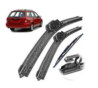 3-piece set of front and rear windscreen wipers-Wiper Blades for Ford Focus MK1 1998-2005, 22"+19"+11", Direct Fit,Easy Replacement, Weather Resistant
