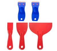 3-Piece Set of Plastic Putty Knives, 2-Piece Glue Removal Scraper, Filling Tool, Flexible Paint Putty, Suitable for Repair, Decal, Plastering Filling, Wallpaper