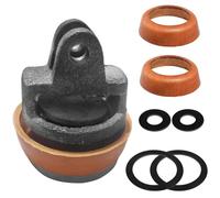 3 Piece Set of Synthetic Leather Washer and Piston Plunger Replacement for Handle Pump Gasket Rings for Pump with Handle Type 75, Leather Gasket Type 75, Hand Pump Type 75, Well Pump