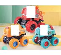 3 Piece Set of Toy Cars, Car Toys Model, Plastic Metal Vehicle,Pullback Truck Toys, Car Models for Kids, Gifts for Children, Boys and Girls