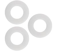 3-Piece Silicone Flush Valve Sealing Washer Set Compatible with Geberit 816.418.00.1, Clear Replacement Diaphragm for Toilet Cistern Repair - Durable Leak Prevention Washer Seal