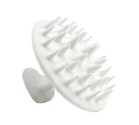 3-piece silicone pet hair brush, bite-resistant cat and dog universal brush, non-slip handle, pet massage grooming brush(White)