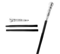 3 Piece Silver Top Dancing Cane