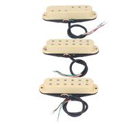 3 Piece Single Coil Pickup Set for Stratocaster Guitar Neck Middle Bridge 9.7k 9.2k 10k Copper Wire ABS Magnets Material Great Convenience Robust Performance