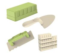 3-Piece Snow Fort Building Block Set, Sand Castle Mold Kit, Beach and Winter Outdoor Activity Toys for Kids, Toddlers, Boys, Girls, Adults