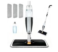 3 Piece Spray Mop Mop Professional Floor Mop with Refillable Bottle for Home, Kitchen, Hardwood, Laminate, Wood, Ceramic