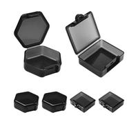 3-Piece Square Box and 3-Piece Polygonal Box, Convenient Storage Box, Plastic Storage Box, Mini Dust-Proof Storage Box, Home Medicine Box