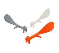 3 Piece Squirrel Shape Rice Spoon Standing Creative Household Kitchen Tools Non-stick Rice Paddle Scoop Spoon Creative Kitchen Gadget