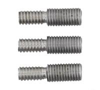 3 Piece Threaded Adapter Set for Converting 1/4 20 Threads to 5/16 24 Threads Metal Screw Adapters Suitable for Bow Shock Absorber and Equipment Use