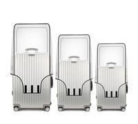 3-piece Transparent Luggage Protection Cover - Waterproof, Dustproof, Scratch Resistant, Compatible With 20/24/28 Inch Suitcase Travel Cover(Style B,20+24+28 Inch)