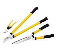 3-Piece Tree Lopper Shears Secateurs Hedge Garden Pruning Plier Tool Set Easy Sharp Cut Blade Rust Resistant