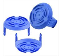 3-Piece Trimmer Cap Replacement for Worx WG150 WG151, Qualcast CGT183A CGT18LA1, Mac Allister MGTP18Li - Grass Trimmer Spool Head with 3 Pre-Wound Coils