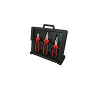 3 Piece VDE Pliers Set Long Nose Side Cutting & Combination