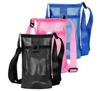 3-Piece Water Bottle Holder with Strap, Water Bottle Holder, Adjustable Shoulder Carrier for Outdoor Adventures, Hands-Free Hydration Solution, Ideal for Hiking and Fitness Activities