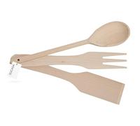 3-Piece Wooden Kitchen Utensil Set, Be Kind to Your Pots & Pans with These Non-Stick Coated Kitchen Utensils - Sucasa