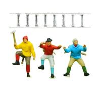 3 Pieces 1:64 Miniature Figures Rock Climbing for Layout Props Collections