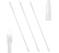 3 Pieces 12 Inches Mini Blind Wand Replacement Clear Plastic Blind Tilt Wand Replacement with Hook and Grip Curtain Opener Wand, Opener Accessory for Blinds