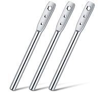 3 Pieces 3 Hole Wire Twister Multi-Functional Bender High-tensile Wire Tool Twisting Too Fencing Tool for Fixing Fence Wire and Wire Clip