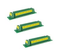 3 Pieces 5.0 mm 7.5 mm 16 Amp 2 x 12 Position Terminal Block Distribution Module for AC DC