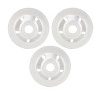 3 Pieces 80mm Diamond Wheels for Marble Concrete Tile and Granite Manganese Steel Grinding Disc Compatible with 100 Type Angle Grinder Wet or Dry Use Silver Gray
