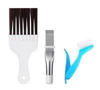 3 Pieces Air Conditioner Cleaning Brush, Air Conditioner Fin Comb, Stainless Steel Fin Brush, Cleaning Brush, Cleaning And Dust Removal Tool To Easily Remove Dust And Dirt.