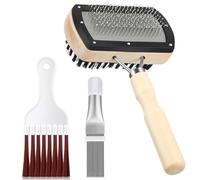 3 Pieces Air Conditioner Condenser Fin Cleaning Brush, Stainless Steel Air Conditioner Fin Cleaner, Coil Cleaner Fin Comb, AC Fin Comb, Refrigerator Fin Cleaner Whisk Brush, Air Conditioner Cleaning K