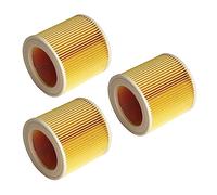 3 Pieces Air Replacement Dust Filter Bag HEPA Filter, Compatible For Karcher. WD2.250 WD3.200 MV2 MV3 WD3 Filter Vacuum Cleaner Parts