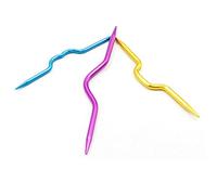 3 Pieces Aluminum Knitting Cable Needles Crochet Hooks Sewing Stitch Knit Tools