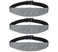 3 Pieces Baby Car seat Head Support - Head Band Strap Headrest, Sleep Sling Sleep Locator for Infants and Toddlers Cute Pattern Kids Travel（Soft Grey）